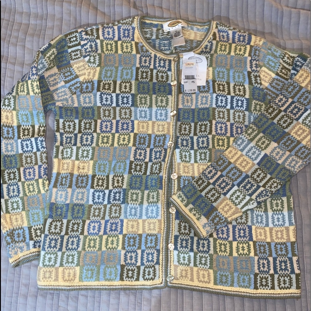 Talbots Button Down Sweater